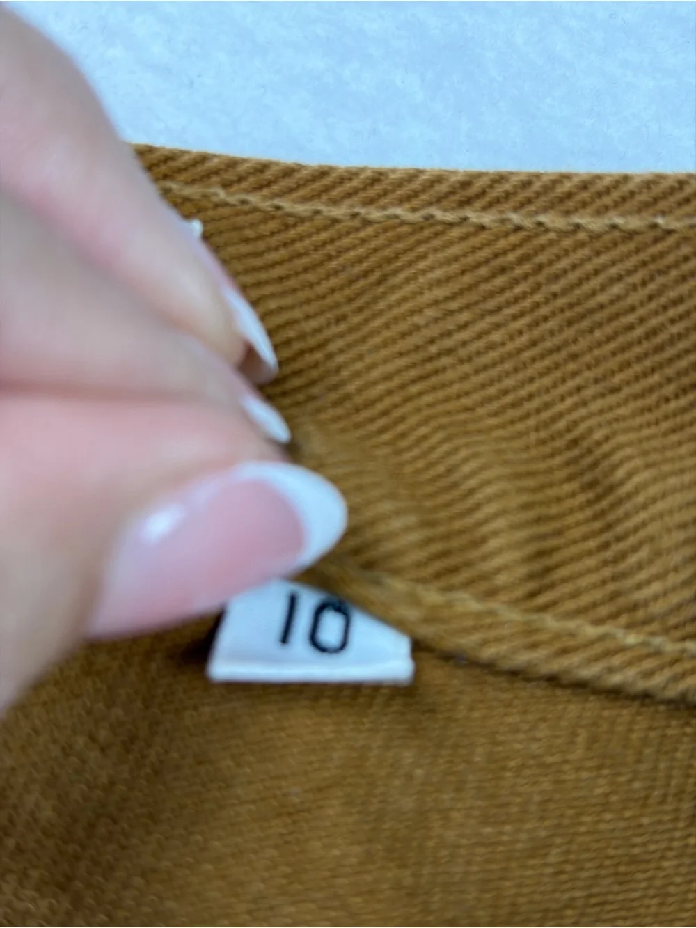 VTG 90s Moda International The‎ London Jean High Waisted Tapered Denim Brown 10